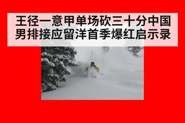 王径一意甲单场砍三十分中国男排接应留洋首季爆红启示录